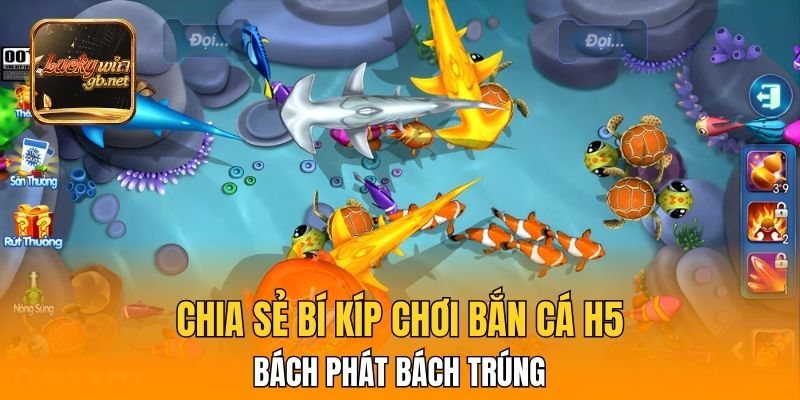 Chia sẻ bí kíp chơi bắn cá H5 bách phát bách trúng